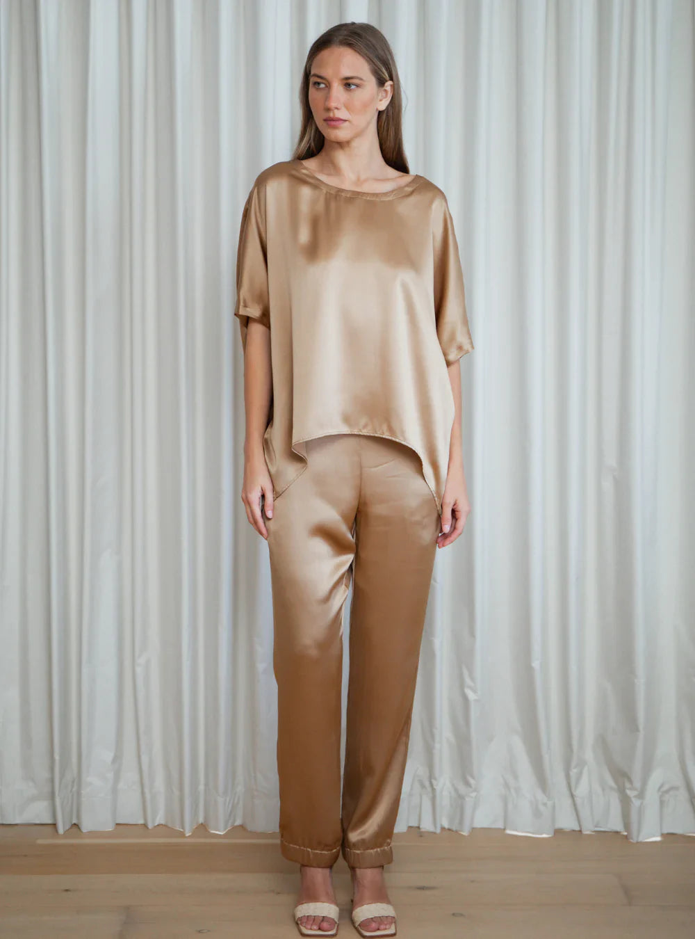 Comfort pant, bronze