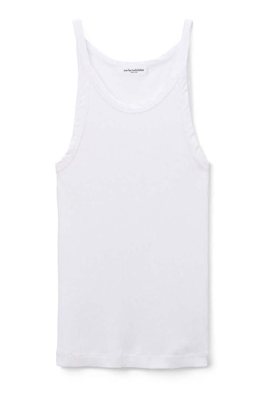 ANNIE RECYCLED TANK - WHITE