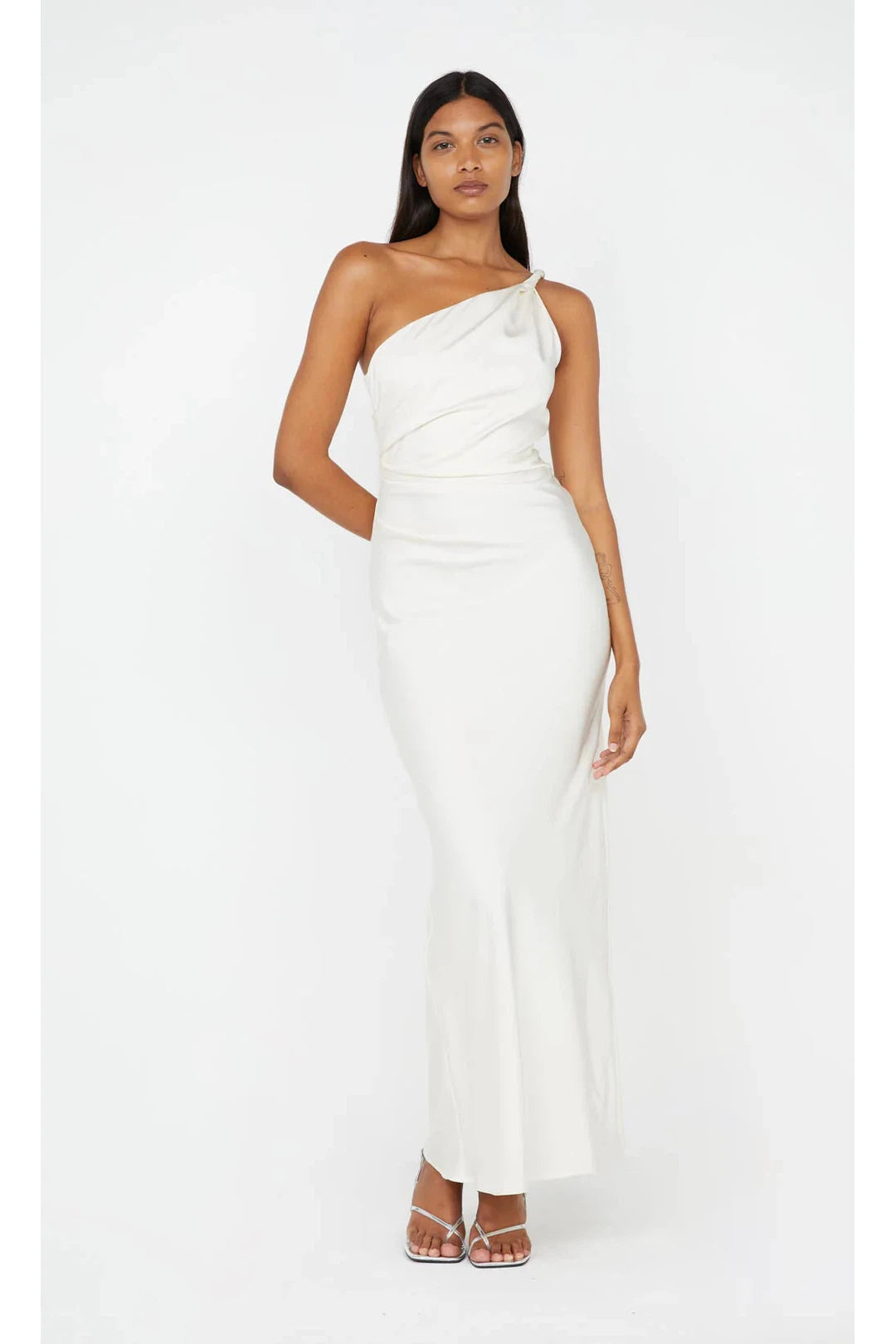 Lunetta asym dress, ivory