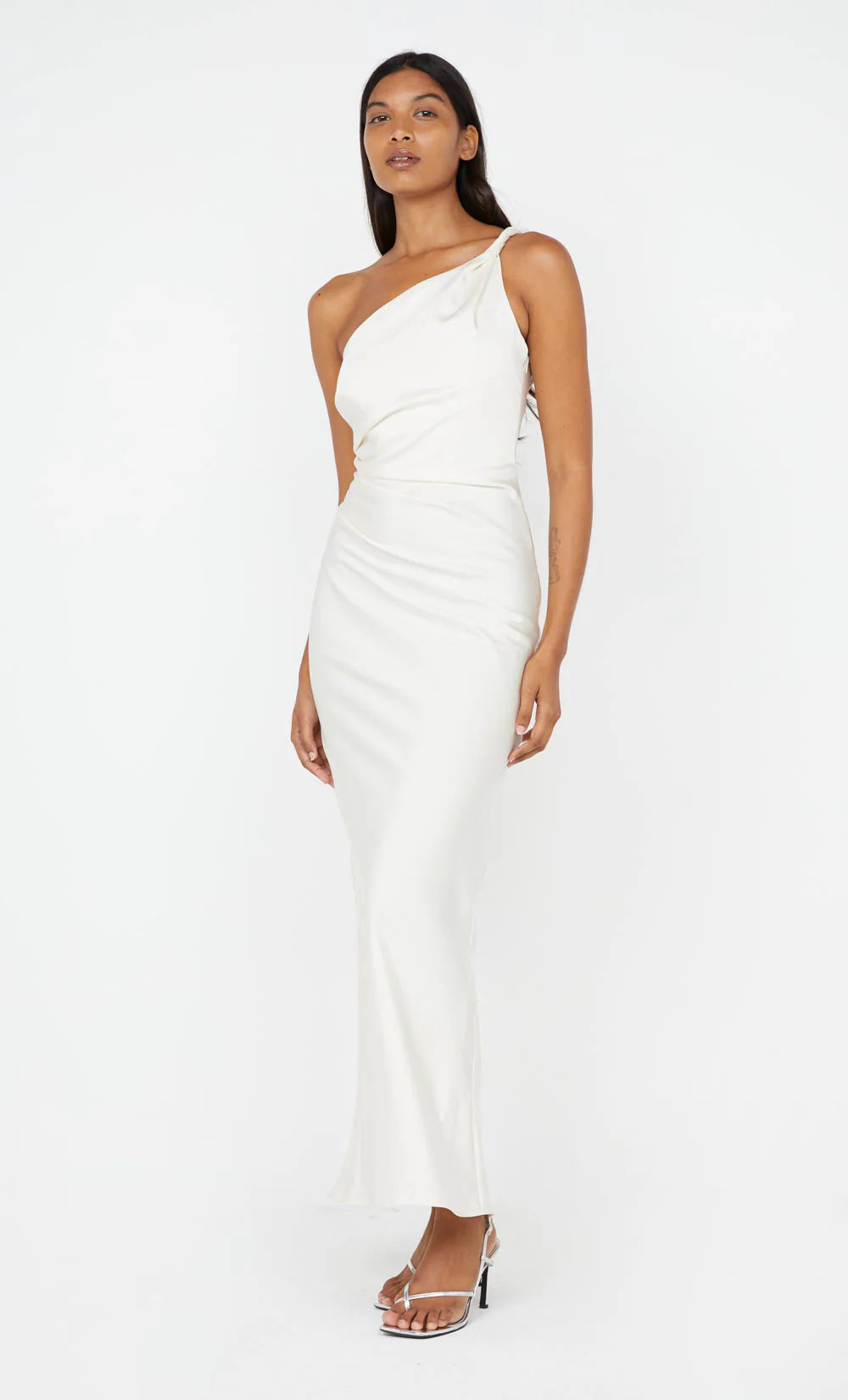 Lunetta asym dress, ivory