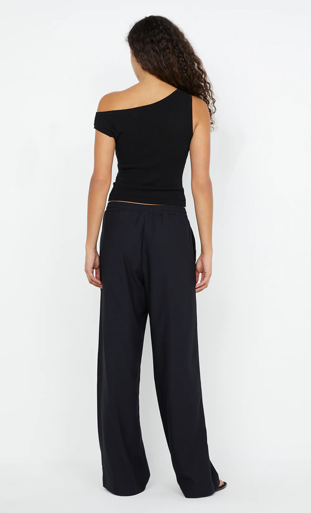 ninah drawstring pant, black