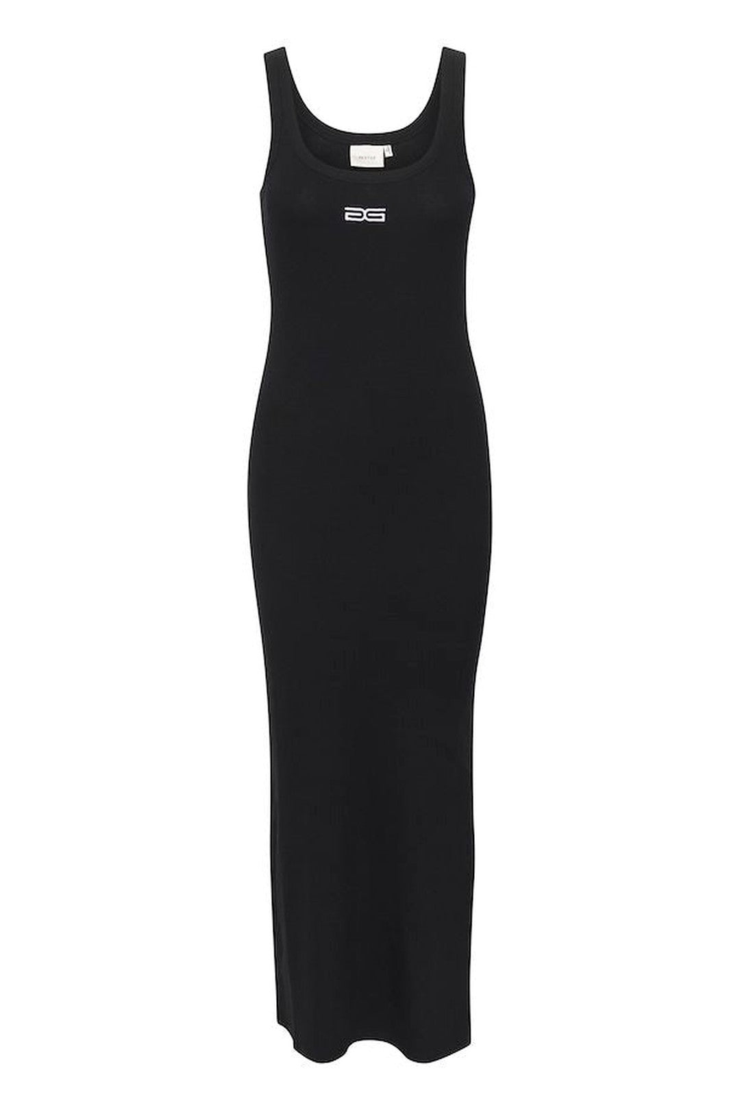 Drew Gz logo dress, black