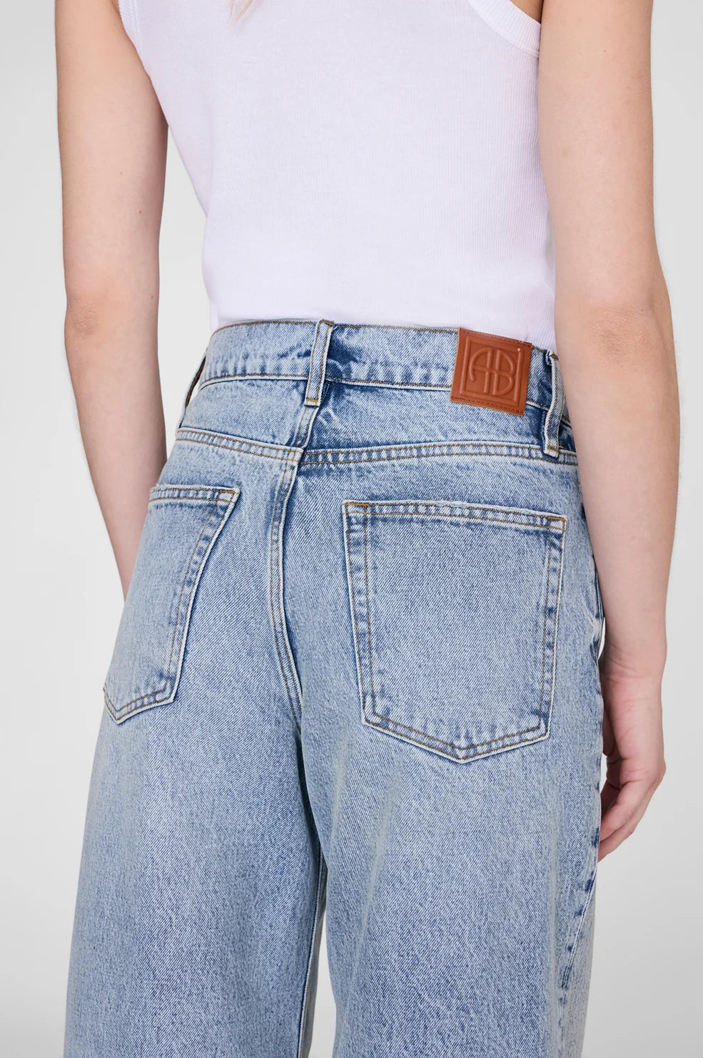 Brie Jean 33", Reservoir Blue