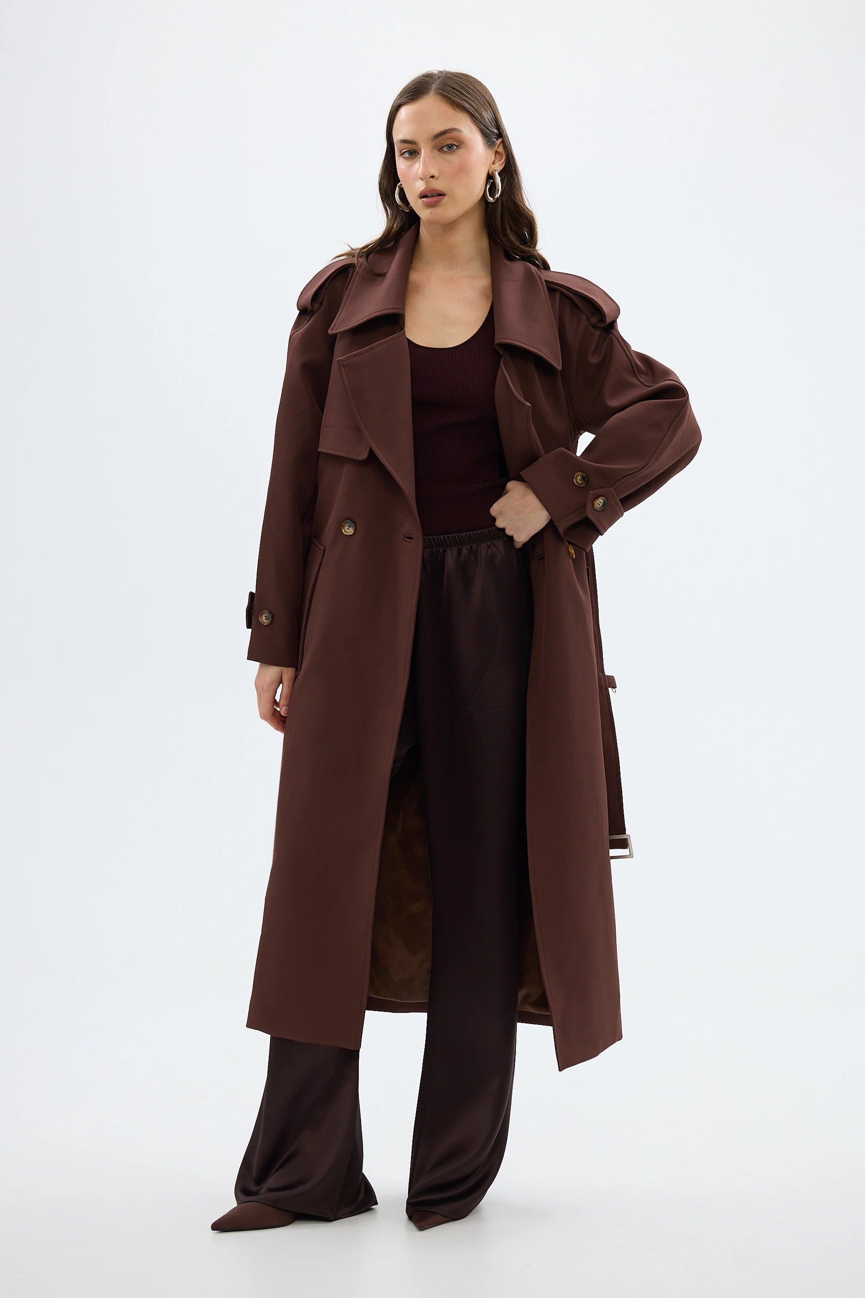 Dillon trench, chocolate
