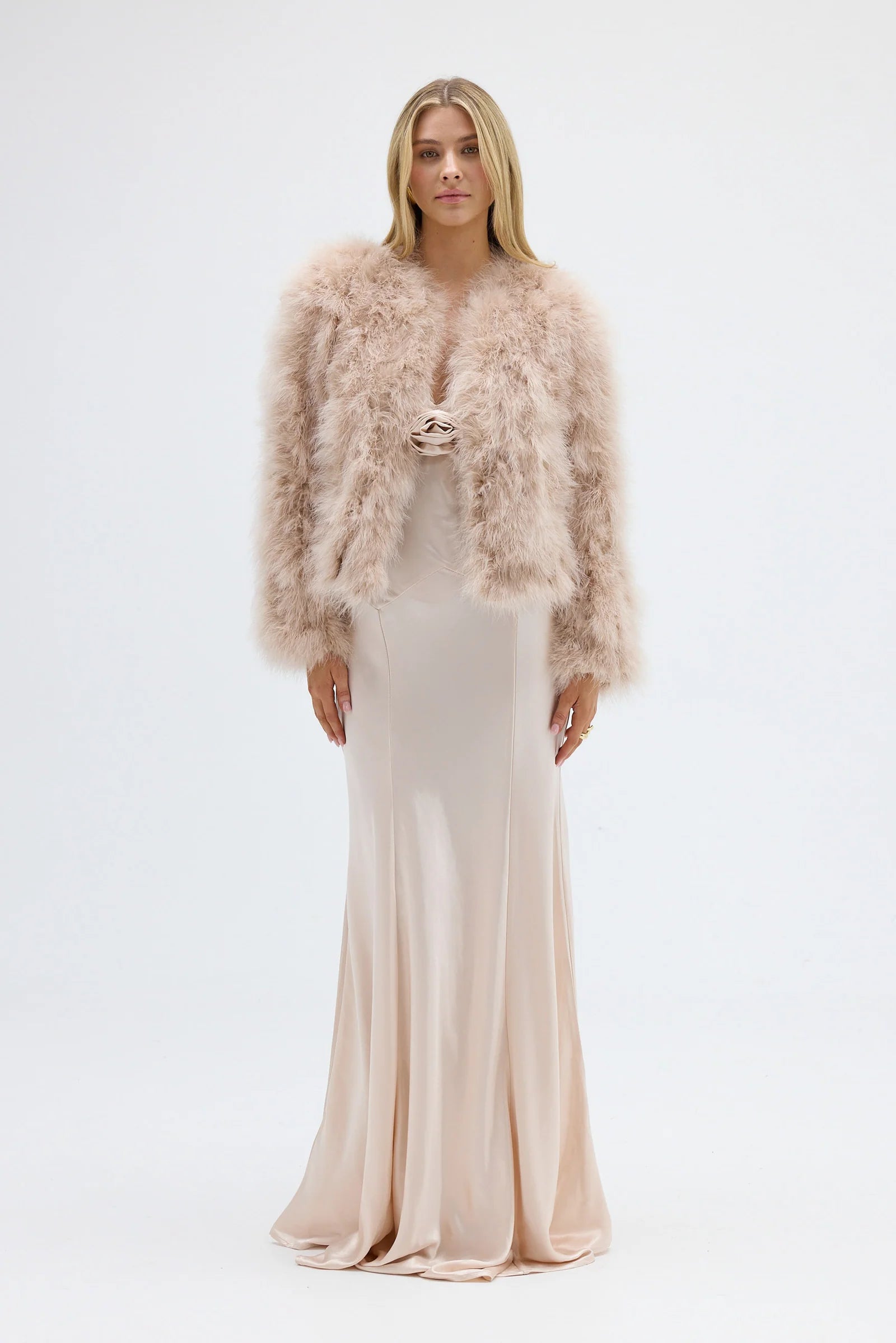 Scarlett jacket, creme brulee