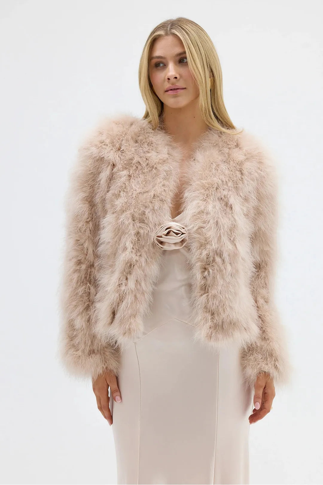 Scarlett jacket, creme brulee
