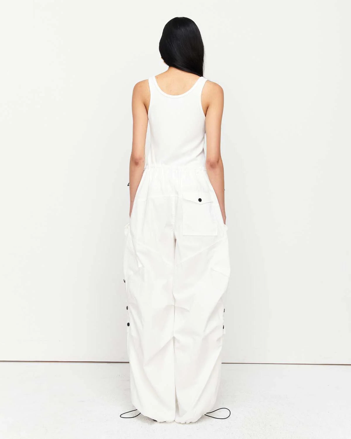 Abi cargo pant, white