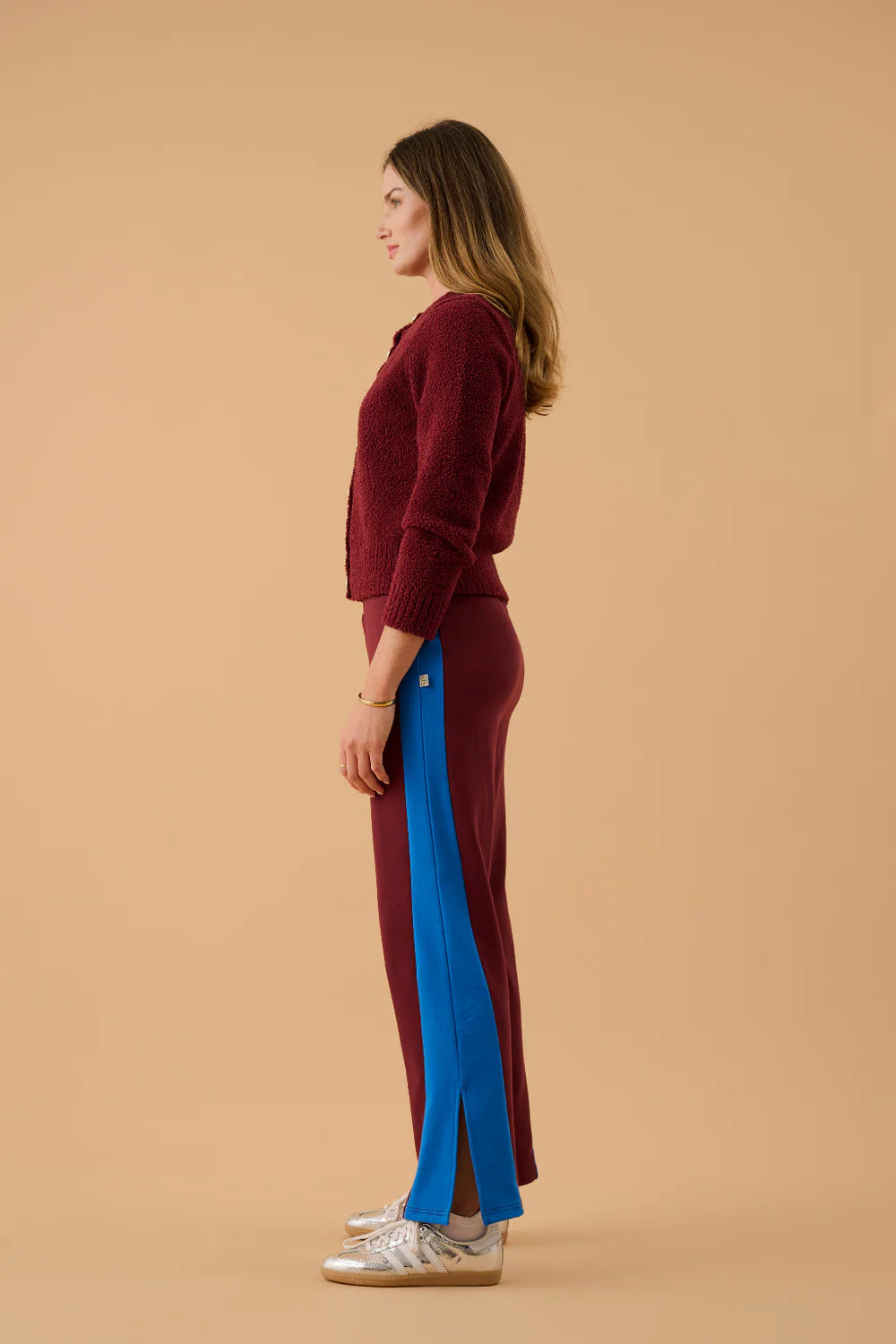 Sherpa cardigan, chocolate truffle