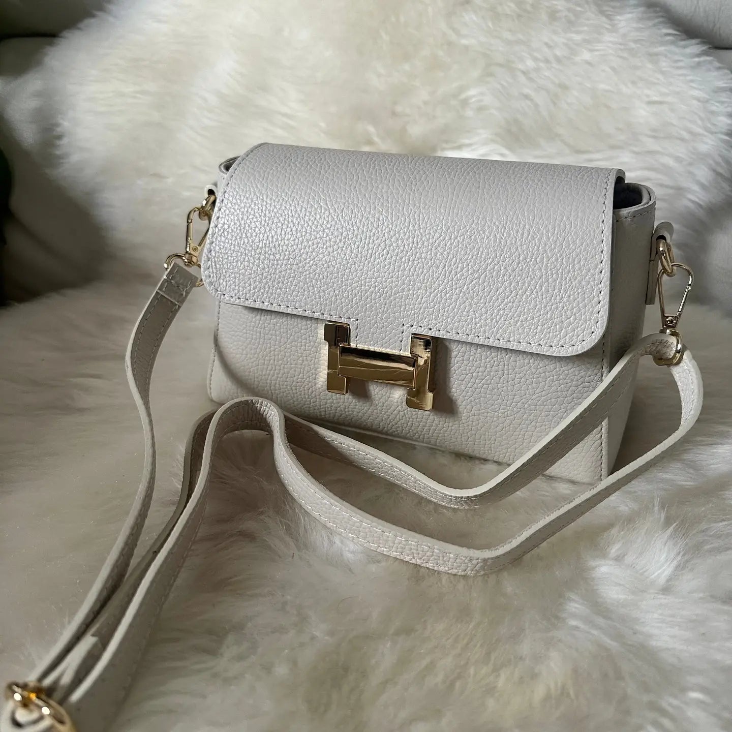 Heather crossbody bag, beige