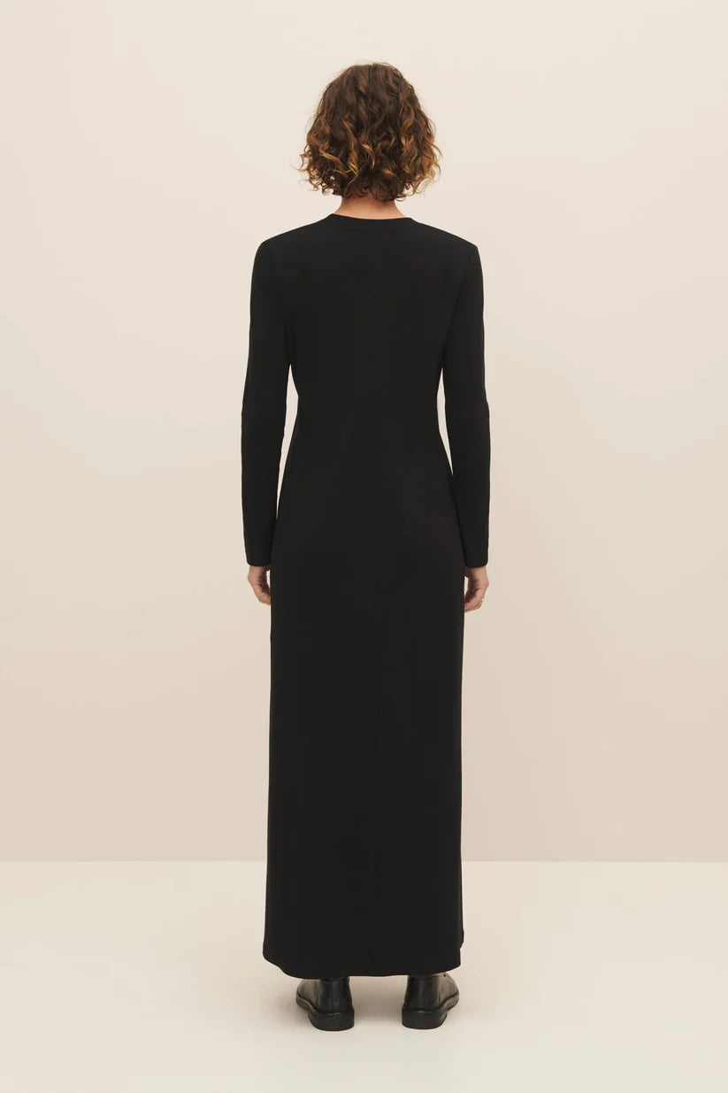 Column dress, black
