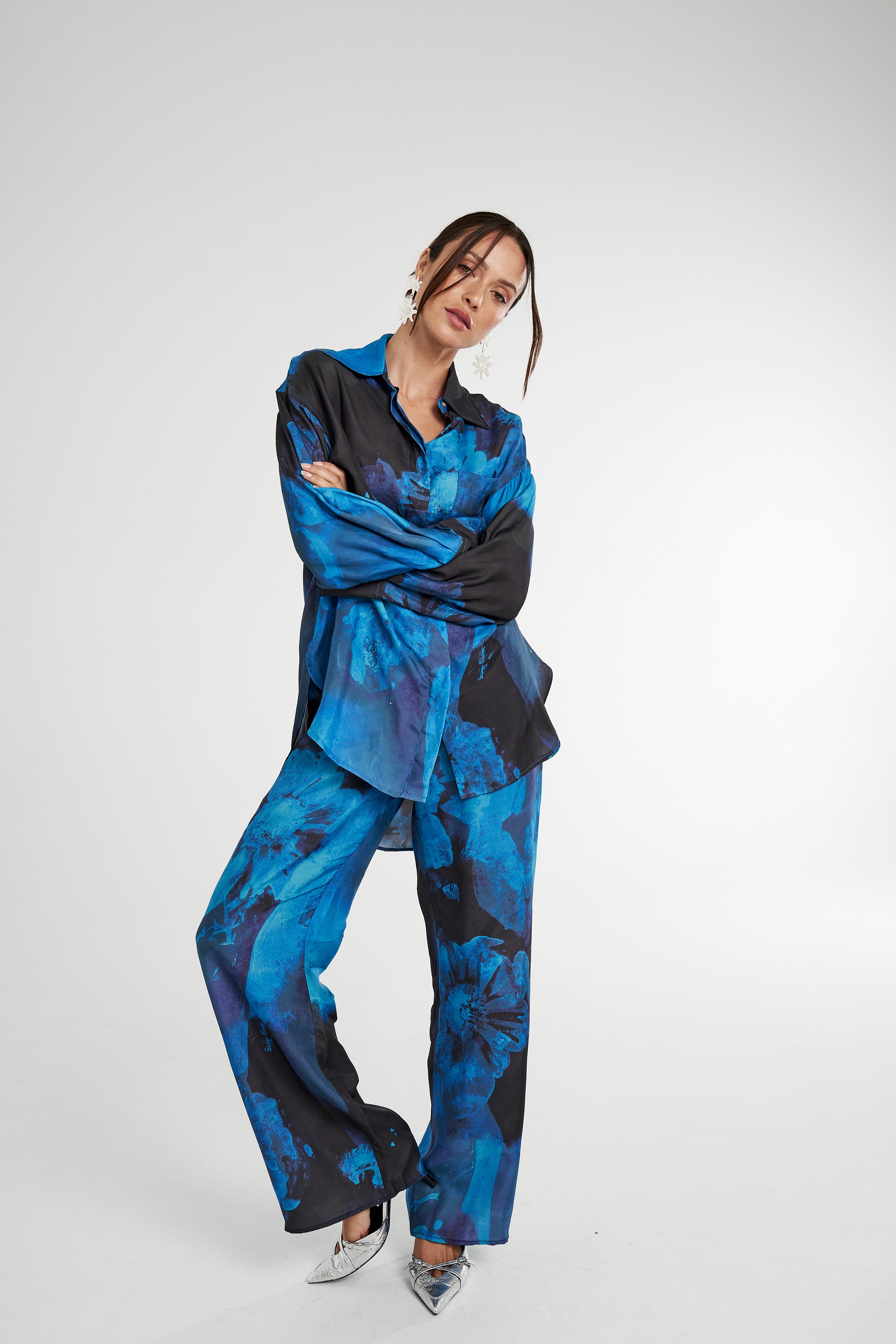 Relaxed drawstring pant, dark lumen
