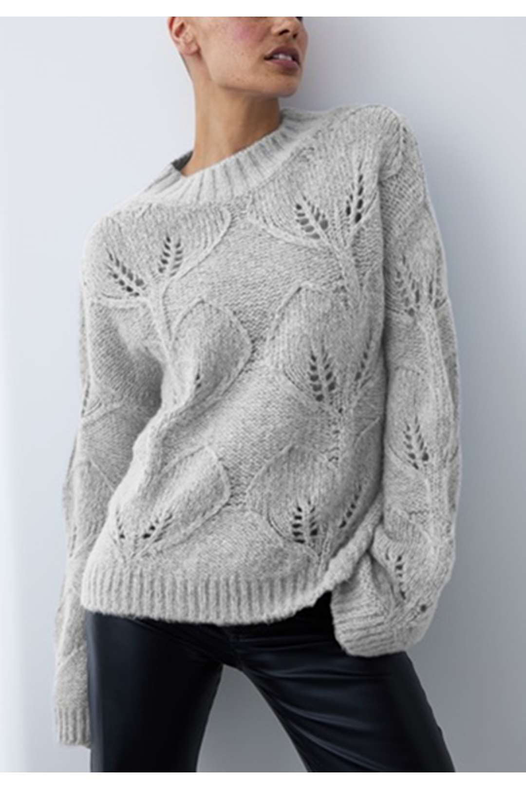 Harlow sweater, frost