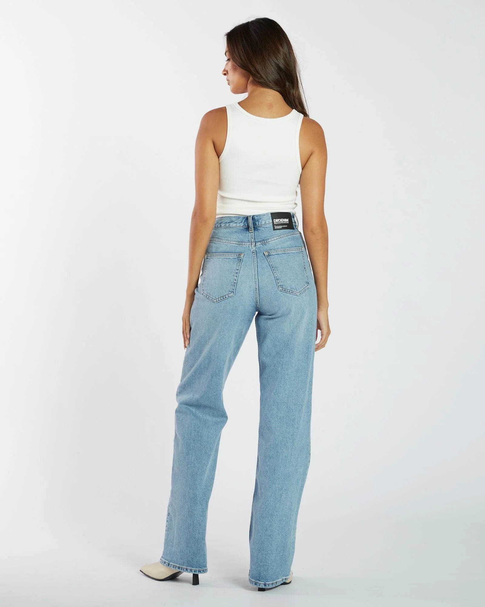 Echo straight jeans, bay blue jay