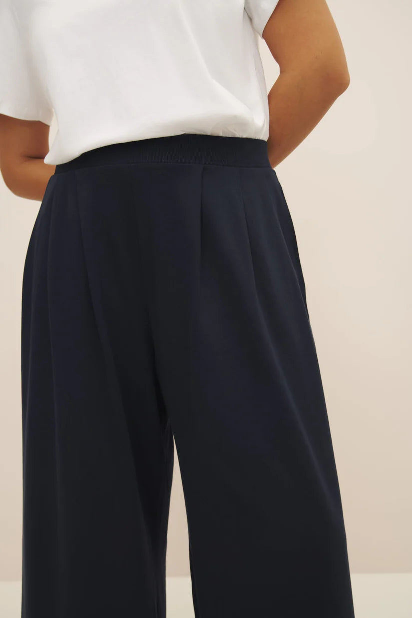 Drape pant, navy