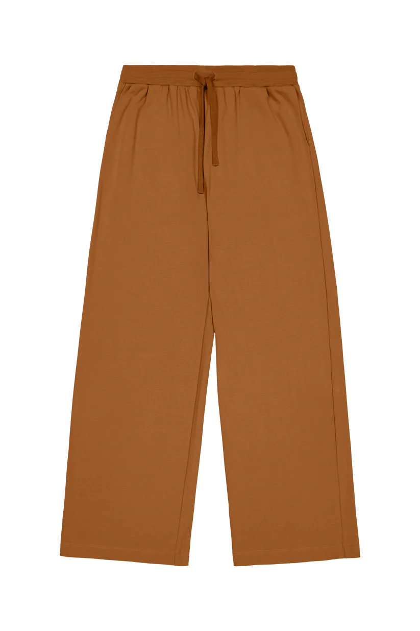 Drawcord pant, burnt umber