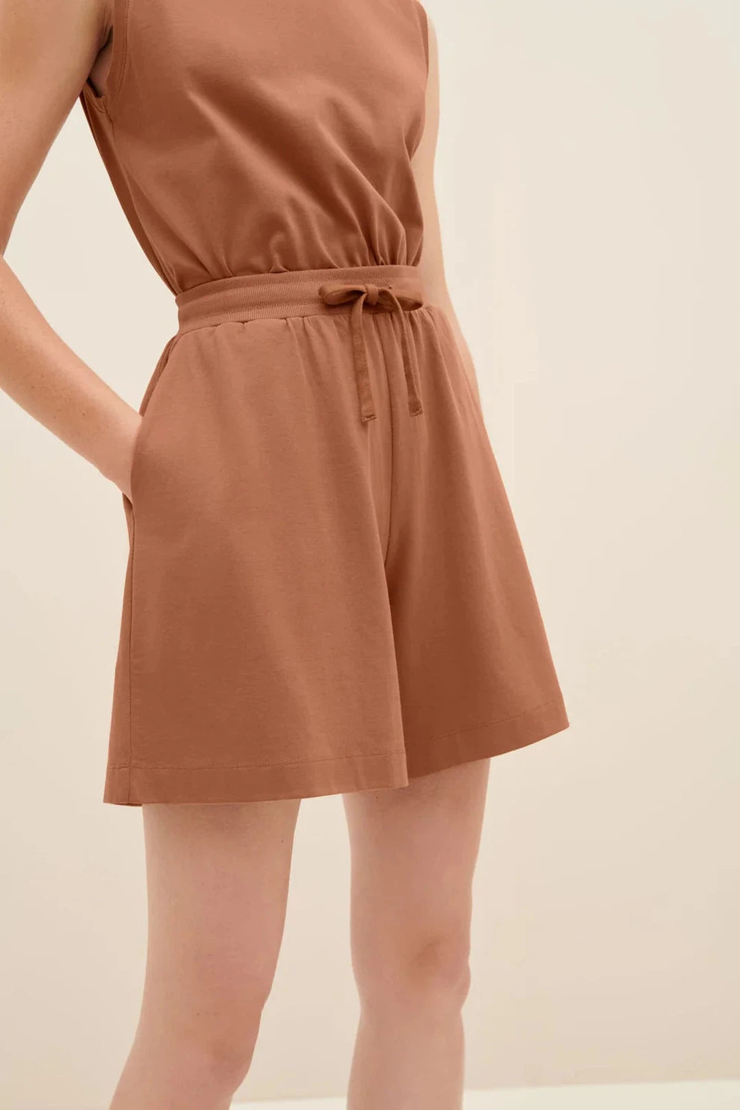 drawcord short, sienna