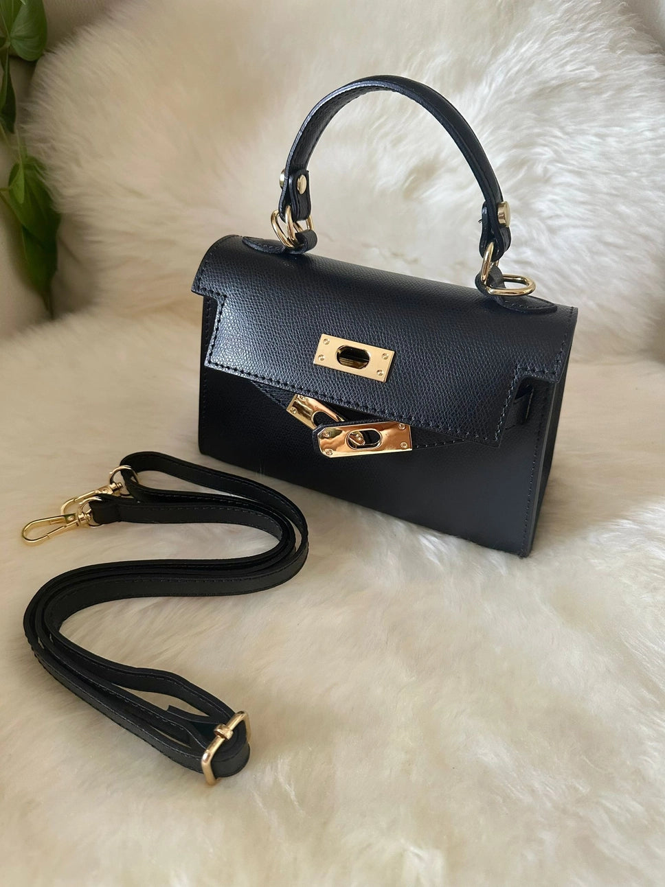 Mini Kay genuine leather bag