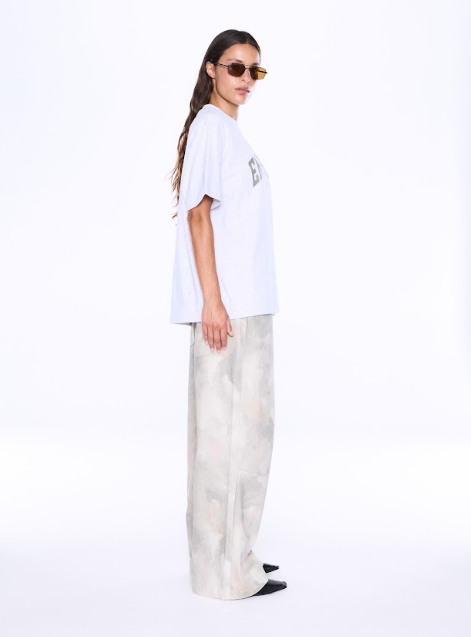 Sophia relaxed tee, white marle