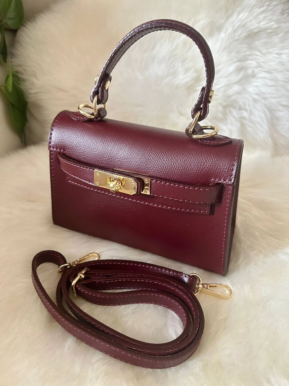 Mini Kay genuine leather bag