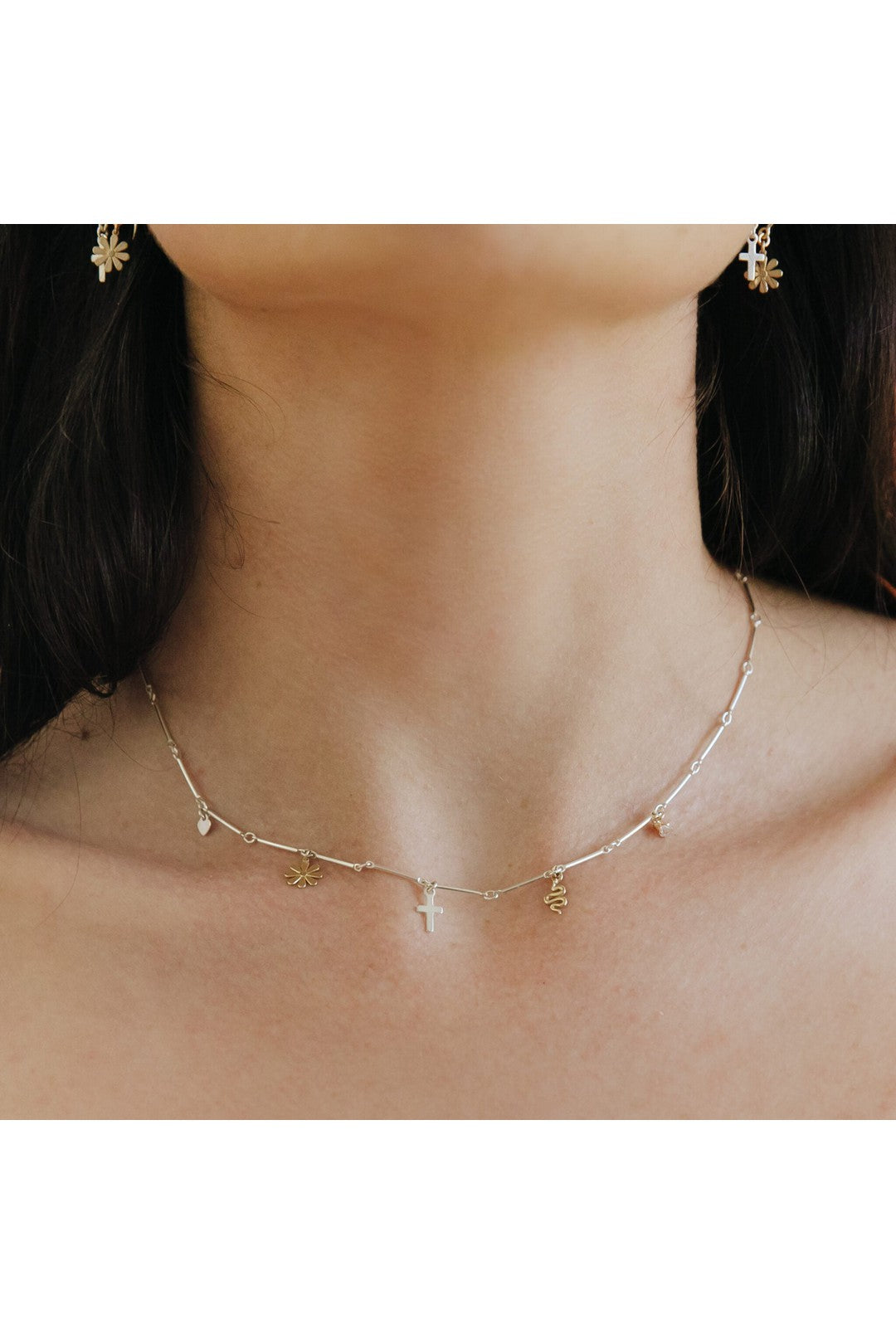 Encanto necklace, mixed metals