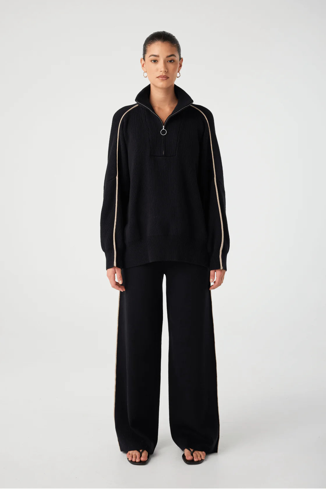 Milan track pant, black