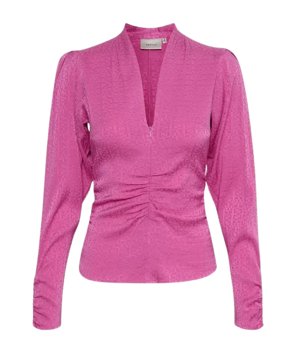 Brina Gz blouse, super pink