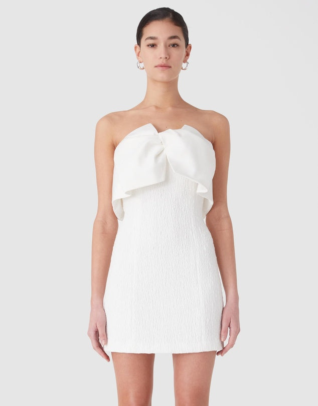 Aria mini dress, white