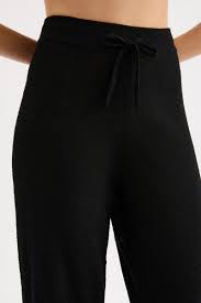 zosia knit pant, black