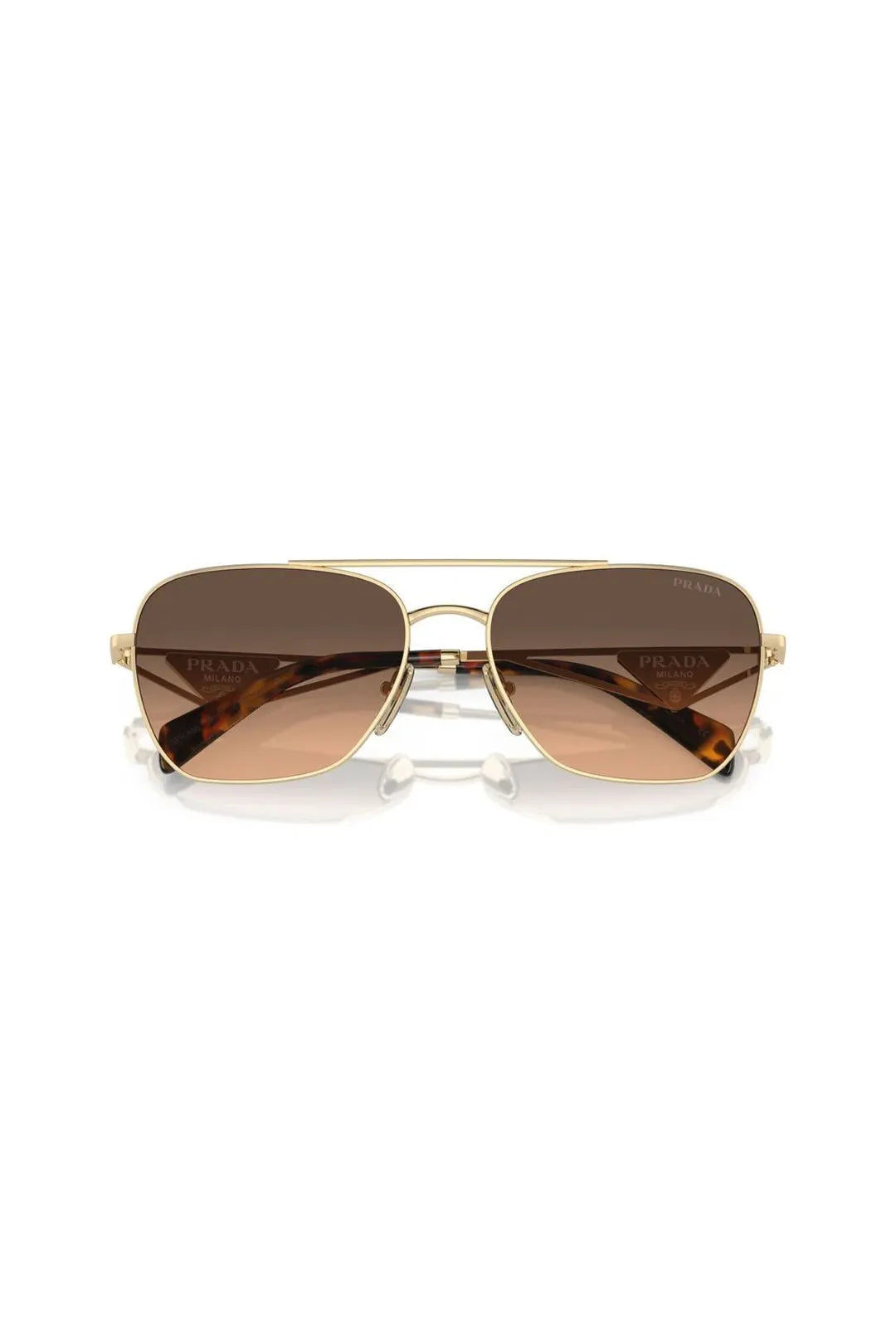 Prada PR A50S, gold w/brown