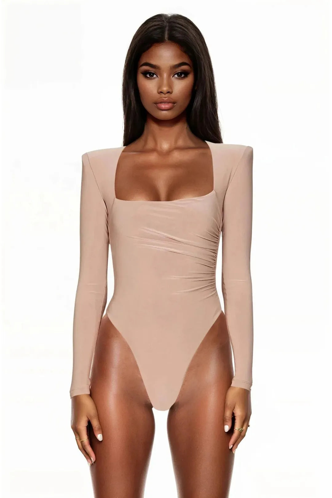 Irina bodysuit, latte