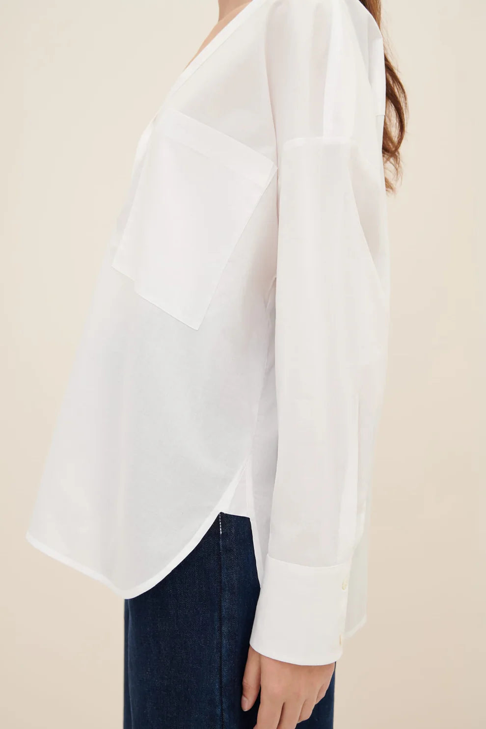 isabel shirt, white