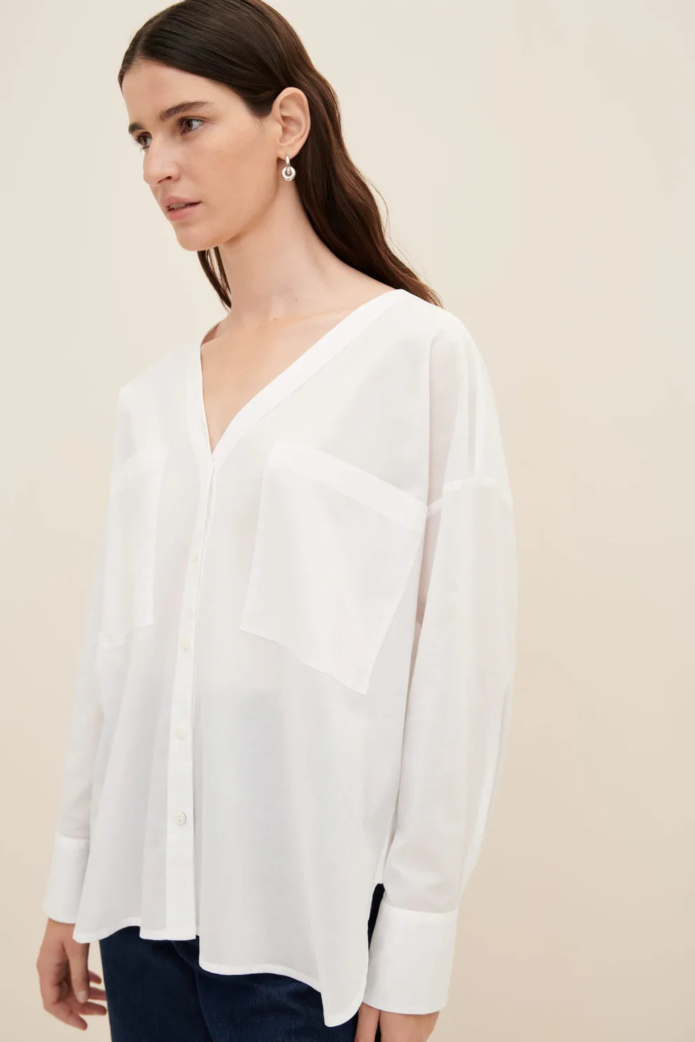 isabel shirt, white