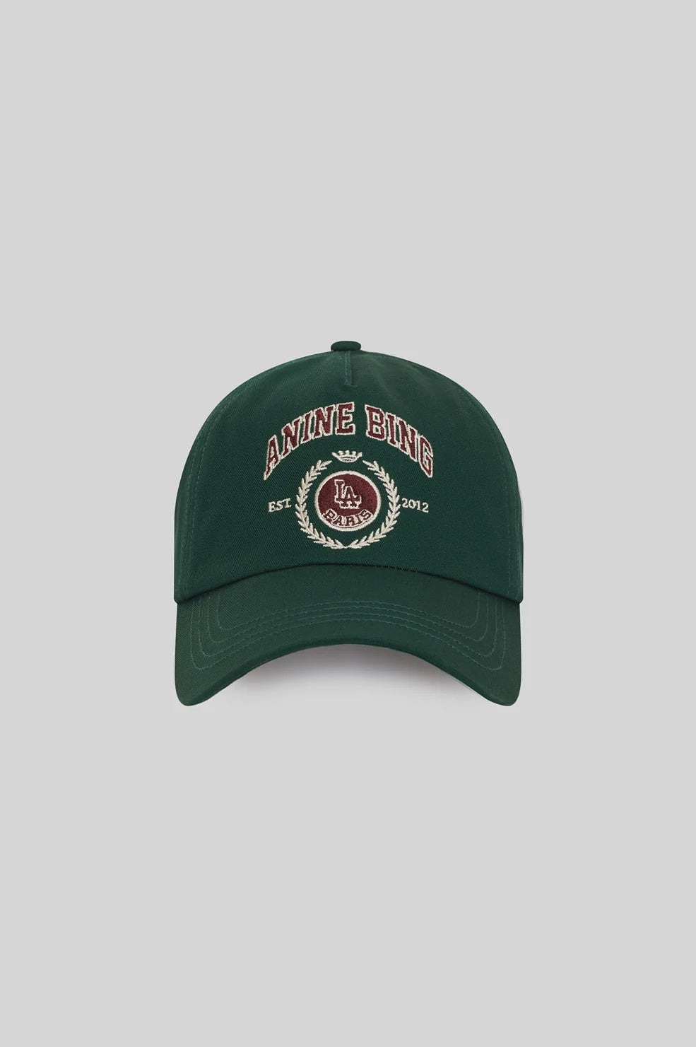 Jeremy Baseball Cap Collegiate, Deep Emerald