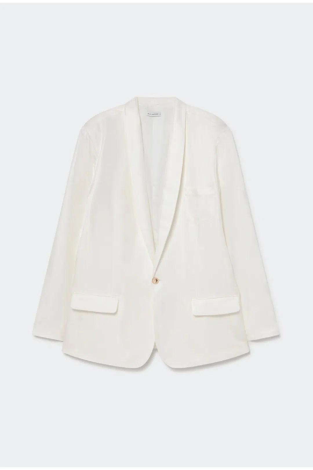 twill miami blazer, white