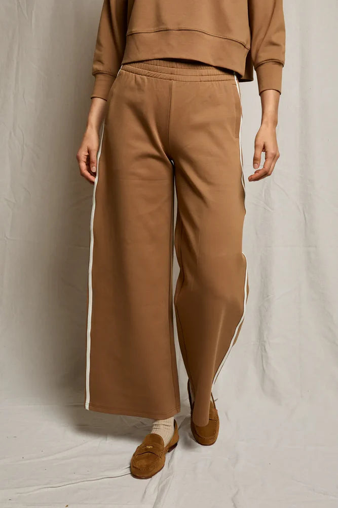 Mikos travel wide leg pants, mocha