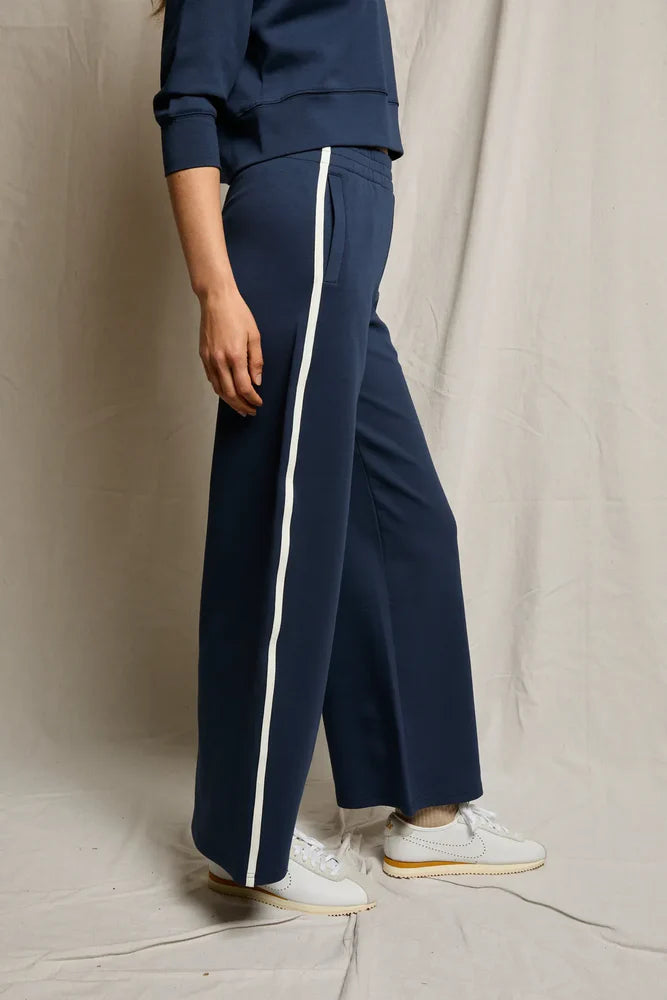 Mikos travel wide leg pants, navy