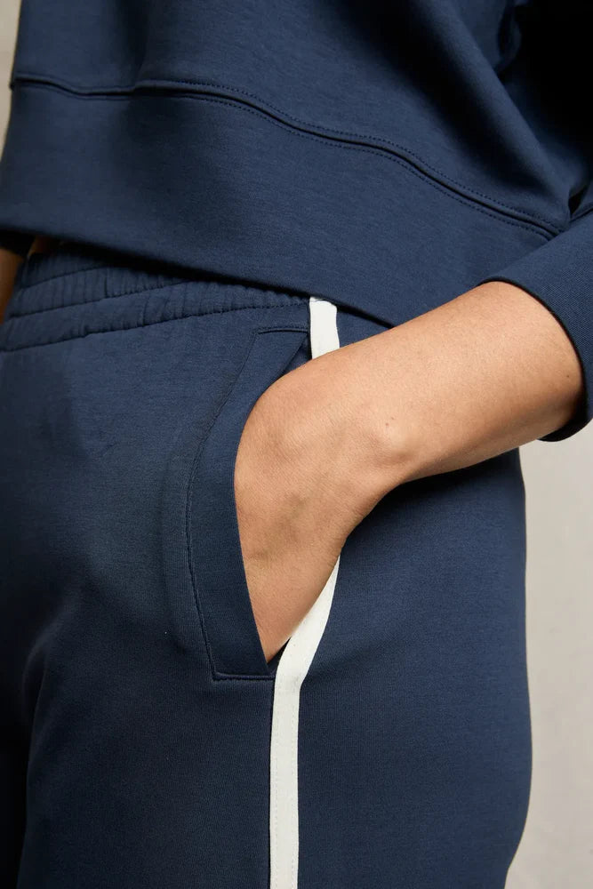 Mikos travel wide leg pants, navy