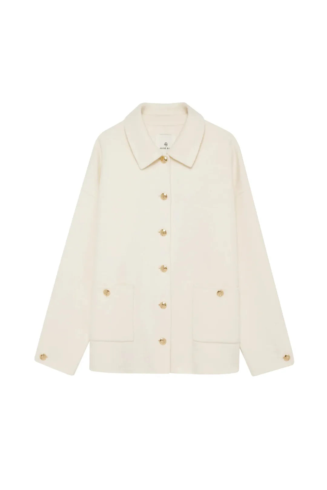 Luca jacket, Ivory cashmere blend