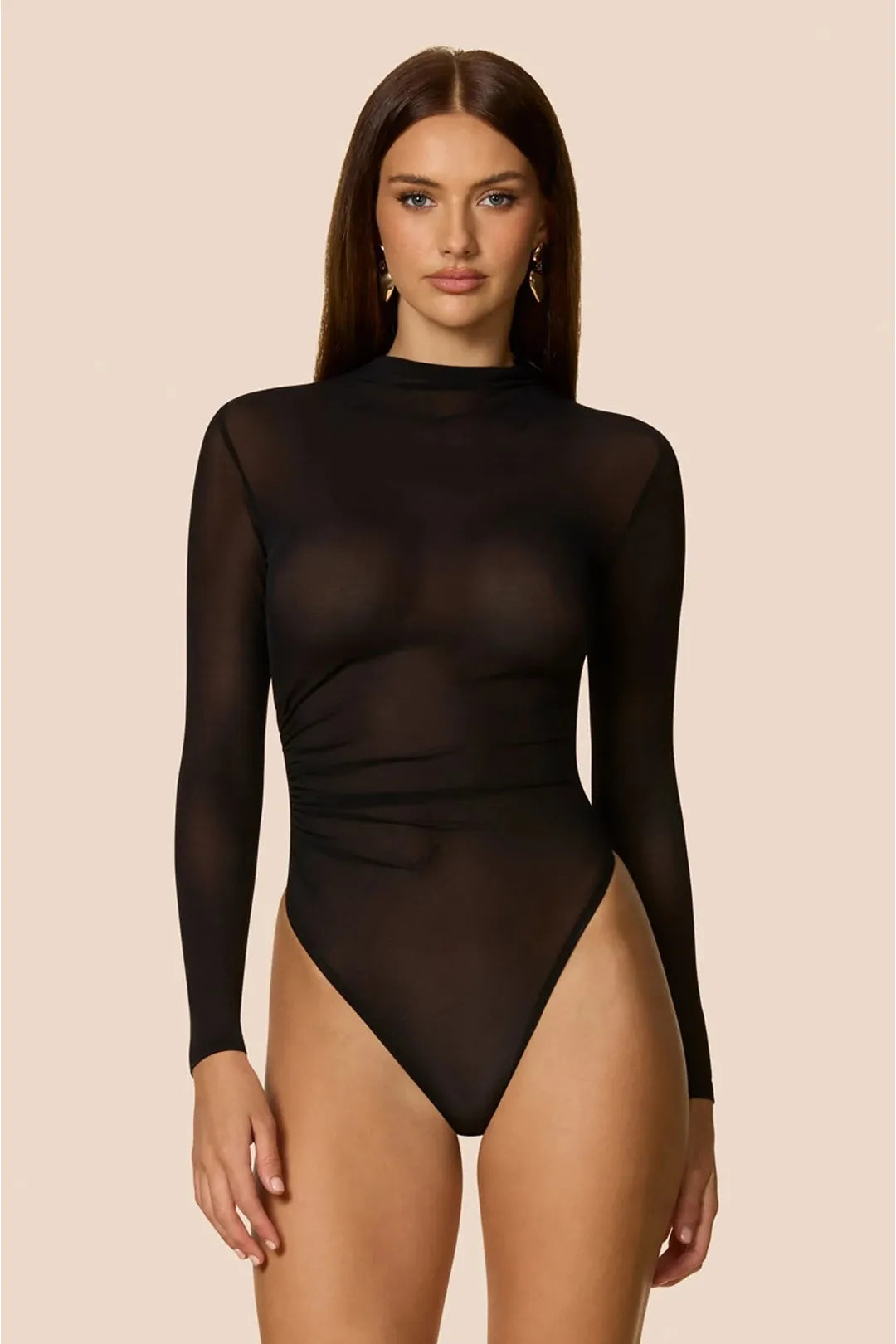 Saint bodysuit, black