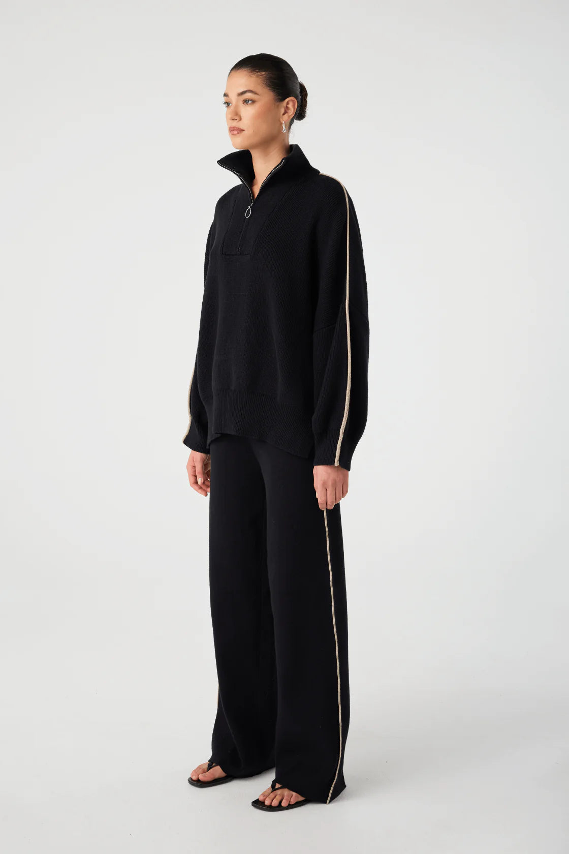 Milan track pant, black