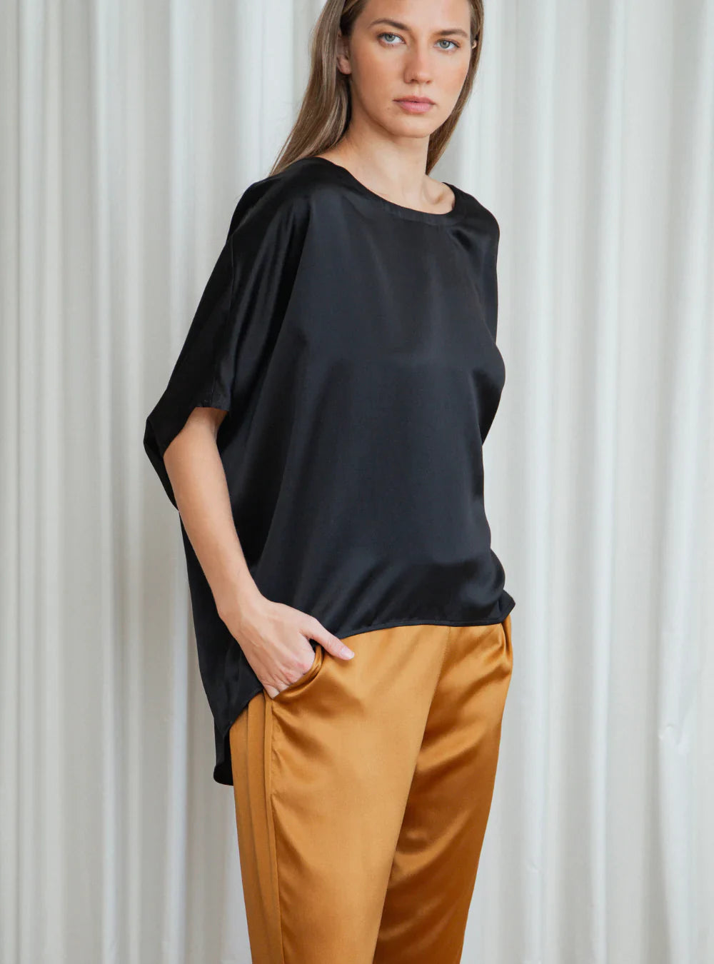 Allure top, black
