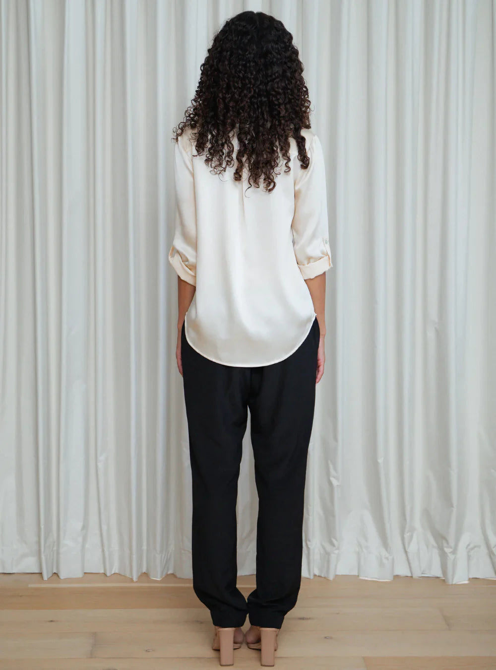 Silhouette shirt, vanilla