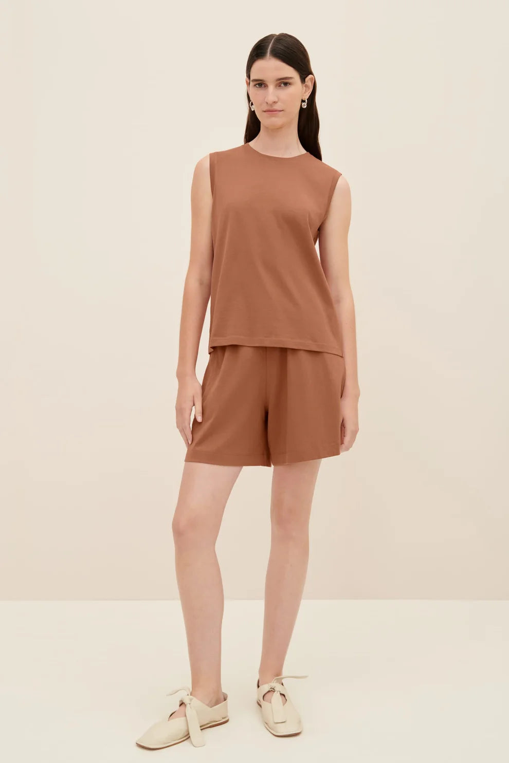 drawcord short, sienna