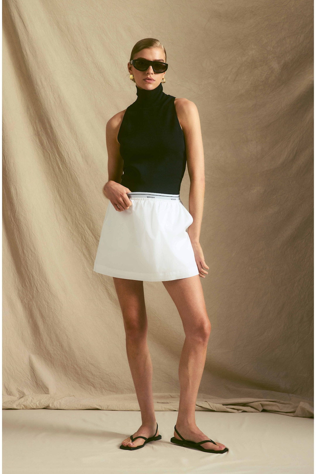 Alistair skirt, ivory