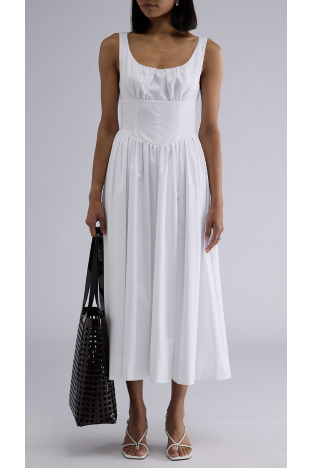 Sonia maxi dress, white