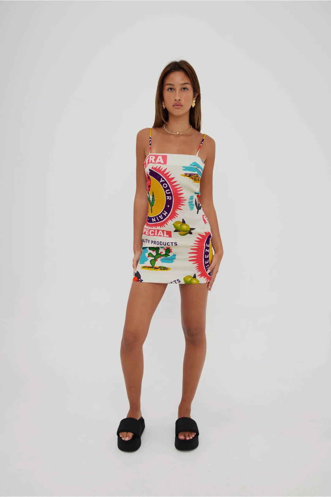 main squeeze mini dress