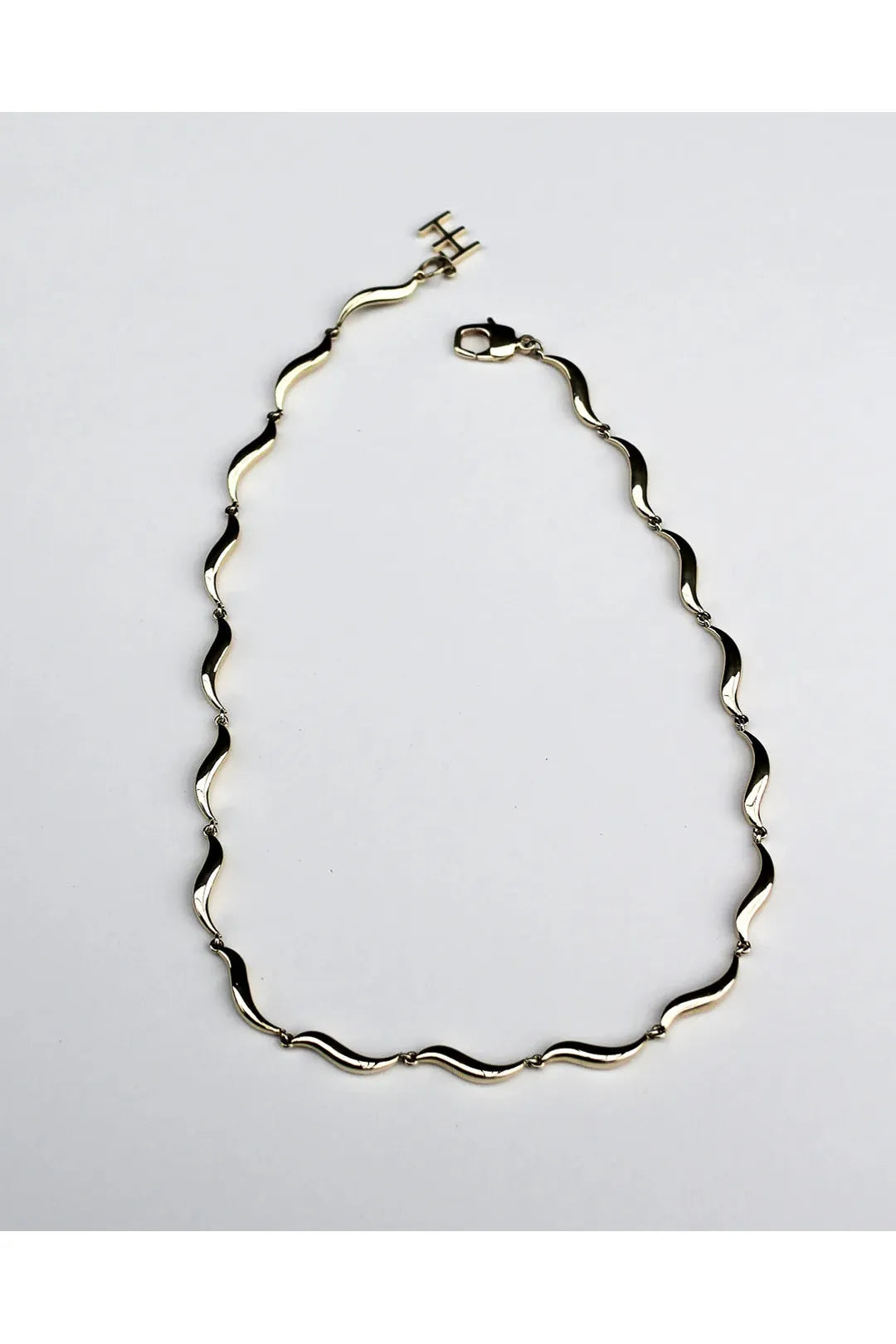 wave choker, gold