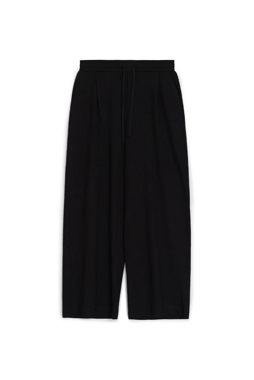 wide leg pant, black