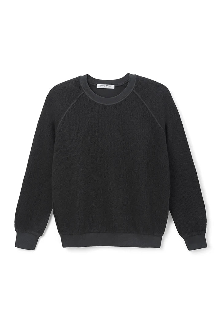 Ziggy fleece crew, vintage black